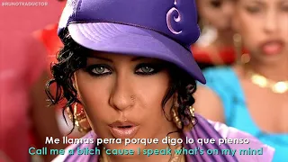 Christina Aguilera - Can't Hold Us Down ft. Lil' Kim (Lyrics + Español) Video Official