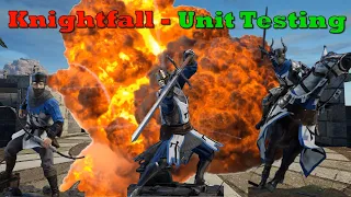 Knightfall Unit Testing!!! + Gameplay!