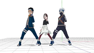 Team 7 | Little apple | [Naruto MMD]