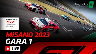 LIVE | Gara 1 | Misano | Fanatec GT World Challenge Europe 2023 Powered by AWS (Italian)