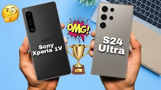 Samsung Galaxy S24ultra VS Sony Xperia 1V*big Magic* What Difference* OMG 😱