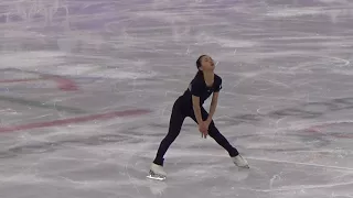 Kaori Sakamoto Olympic Fs practice - Pyeongchang 2018 22/02/2018