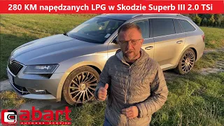 Wypasiona Skoda Superb III 2.0 TSI 280 KM oszczędna po montażu instalacji gazowej w @AbartAutoGazSerwis