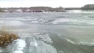 г.Искитим.Весенний водопад в м-не Ложок!Обзор