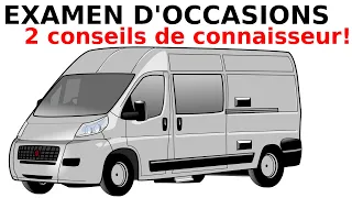 Comment examiner une camionnette d'occasion avant achat (fourgon artisan ou aménagé)