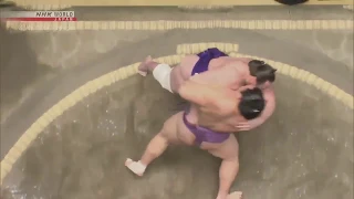 Tochinoshin vs Asanoyama (January 2020 Tournament - Day 10)