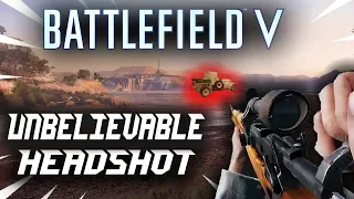 Battlefield V UNBELIEVABLE Head Shot!