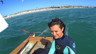 Sailing with the Patin in  Langebaan