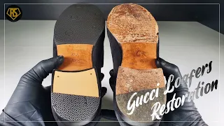 ASMRㅣGucci Suede Loafers Restorationㅣ구찌 스웨이드 로퍼 복원