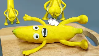 Stop That ANNOYING BANANA 🍌! Minion Animation - Stop Motion Funny Video & ASMR Video