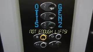 Not enough lifts! BUSY OTIS Gen2 elevators at the Museum of Liverpool in Liverpool