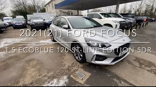 2021(21) FORD FOCUS 1.5 ECOBLUE 120 ST-LINE EDITION 5DR