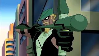 Green Arrow (DCAU) Fight Scenes - Justice League Unlimited