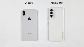 iPhone XS Max Vs Tecno Camon 18P Speed Test & Camera Comparison