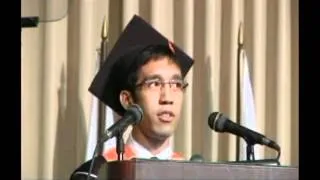 June 9, 2012- Julian Bautista Speaks For The Class Of 2012