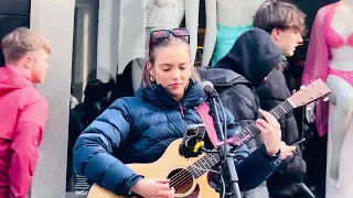 “IT’S OKEY TO CRY “  BY THIS INCREDIBLE SINGER IN GRAFTON STREET !!!