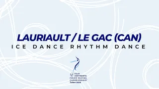 Lauriault/Le Gac (CAN) | Ice Dance RD | ISU FC FS Championships 2022 | Tallinn | #FigureSkating