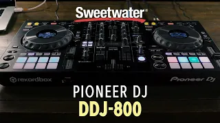 Pioneer DJ DDJ-800 2-deck Rekordbox DJ Controller Demo