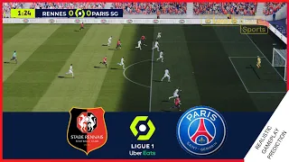 ⚽Rennes vs PSG - Full Match Ligue 1 Oct. 02, 2021 / Realistic Simulation