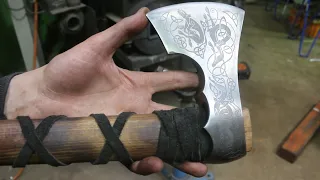 Forging a Viking axe, the complete movie.