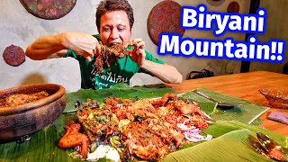 Extreme Malaysian Food!! BIRYANI MOUNTAIN + Smoked Goat Leg - Unseen Eating Experience!!