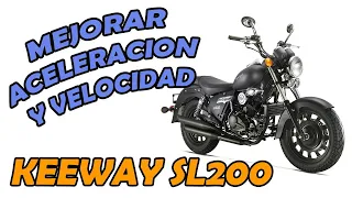 TRUCO Keeway superlight 200 con CDI PIETCARD 2381R bobina y bujia DE IRIUM