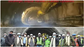 MP Ladakh visit Zojila Tunnel || Work Progress ||Latest Update