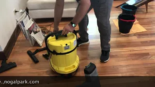 karcher SE 4002 - Limpia Tapizados - Aspiradora , Funcionamiento , unboxing, test y prueba de uso.