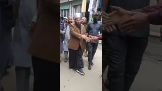 Warm welcome of Shaykh Hami Sahab at Draigam Budgam