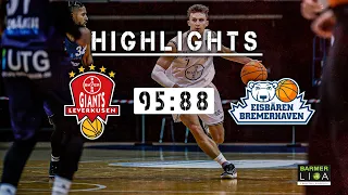 BAYER GIANTS Leverkusen : Eisbären Bremerhaven | 95:88 | Highlights | ProA 2020/21