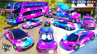 Stealing GALAXY SuperCar's with Franklin in GTA 5!