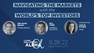Orlando Bravo and Bill Ford at CNBC's Delivering Alpha
