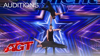 Early Release: Rialcris Delivers Incredible Hand Balancing - America's Got Talent 2021