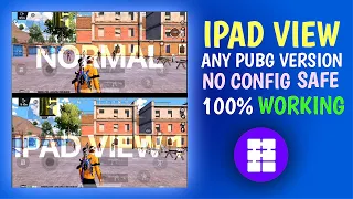 IPAD VIEW IN ANY PUBG VERSION | NO ROOT NO CONFIG NO BAN 100% GENUINE