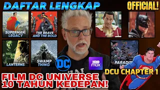 PENJELASAN CHAPTER 1 DC UNIVERSE JAMES GUNN PROJECT 10 TAHUN! GILA! DAFTAR LENGKAP FILM DC Universe!