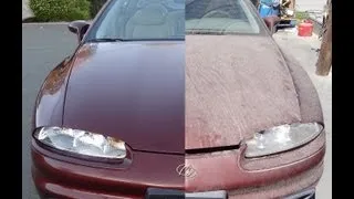 Buffing Car DIY Buff Cars Detailing How To Auto Detail Before & After Video