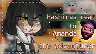 || Hashiras react to Amanda the Adventurer || episode 1 , 2 3 { kny , GC }