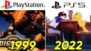 Evolution of DIGIMON PlayStation Games (1999-2022)