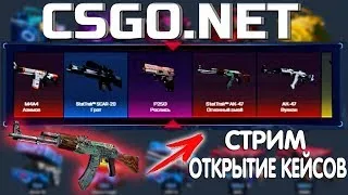 🔹ОТКРЫТИЕ КЕЙСОВ // РОЗЫГРЫШИ СКИНОВ // CSGO.NET🔹