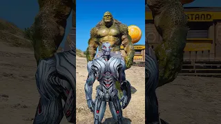 GTA V: THOR & IRONMAN ATTACK ON ULTRON & ABOMINATION IN GTA 5 #shorts #gta5