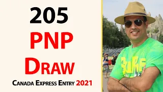 205 PNP Draw of Express Entry of Canada PR 2021