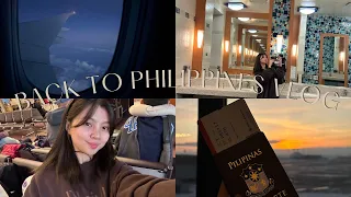 Travel Vlog | Back to Philippines (January 16th) | No layover *16hrs flight *