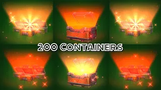 Tanki Online - MEGA Container Opening - 200 Containers! 3 Lucky Exotic Containers + Legendary!