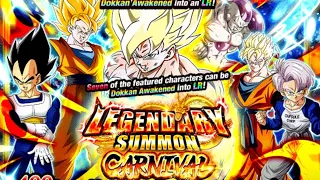 WWC LR Goku & Cooler Banner Summons! Legendary Summon Carnival! TONS OF LRs! Can I get LR SSJ Goku?