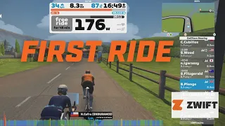 First Zwift Ride & FTP Test | MTB TRAINING