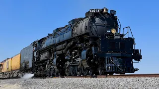 Big Boy 4014 in California: World's Biggest Steam Train!