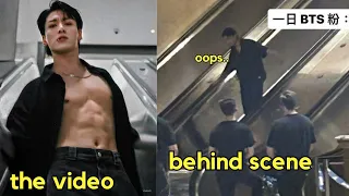 Jungkook from behind the scenes for Calvin Klein was insane!! Now we cried out quietly 😭😭