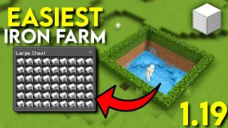 Minecraft Bedrock : Simple Iron Farm Tutorial (MCPE,Xbox,PS4,Nintendo Switch,Windows10)