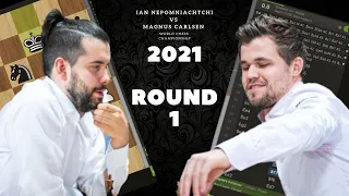 The World is Shaking! - Ian Nepomniachtchi vs Magnus Carlsen - World Chess Championship ROUND 1