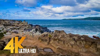 4K Maui Tropical Island. Part #1 - Calm Nature Sounds - 3 HOUR Relaxаtion Video